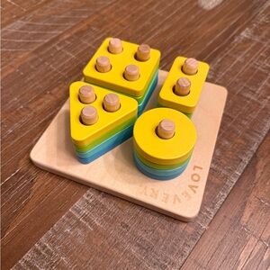 Lovevery sort & stack peg puzzle
